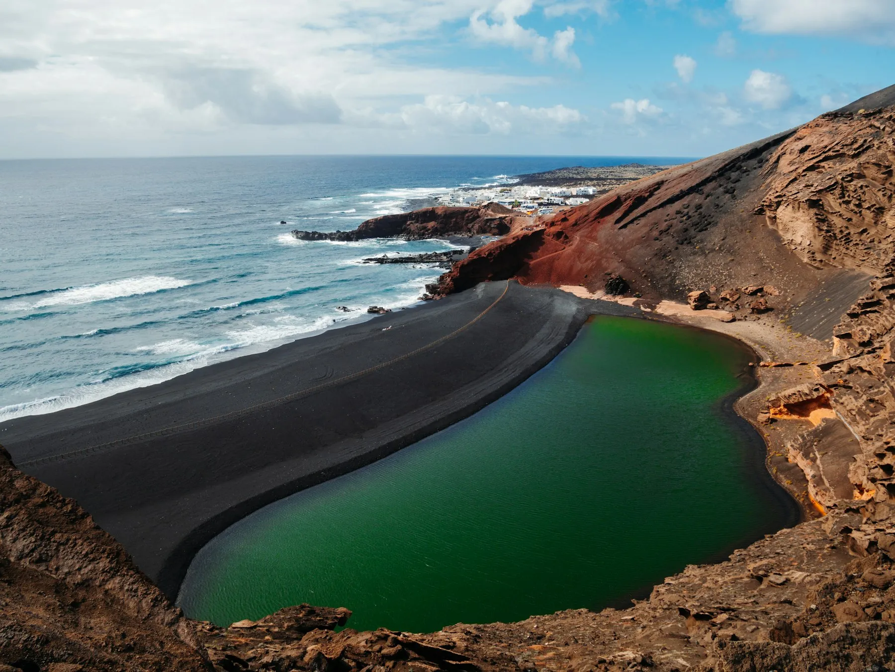 Charco de los Clicos en El Golfo, Lanzarote